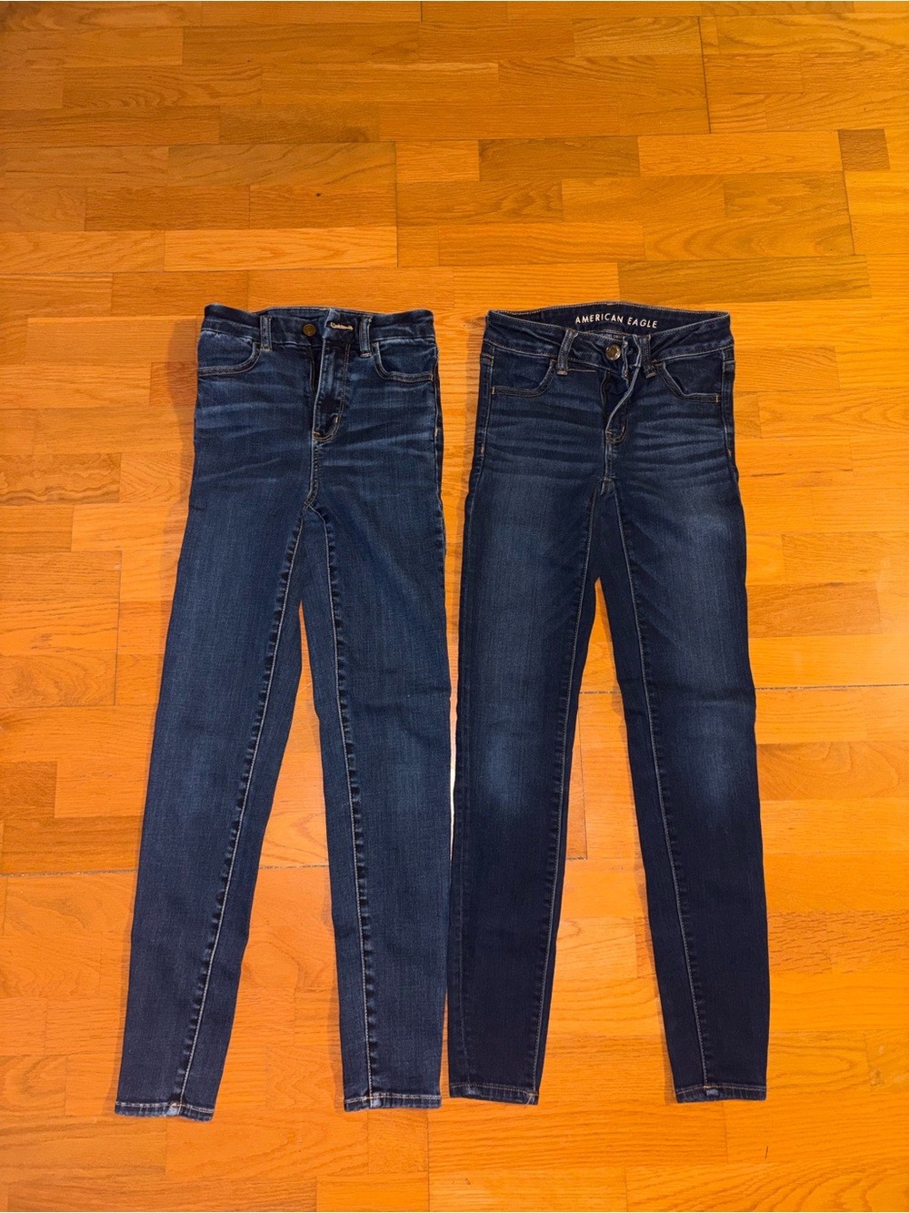 American Eagle Outfitters Dark Indigo Skinny Jeans - Women's